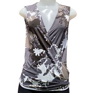 Simona Barbieri Twin Set Camouflage Top Size S